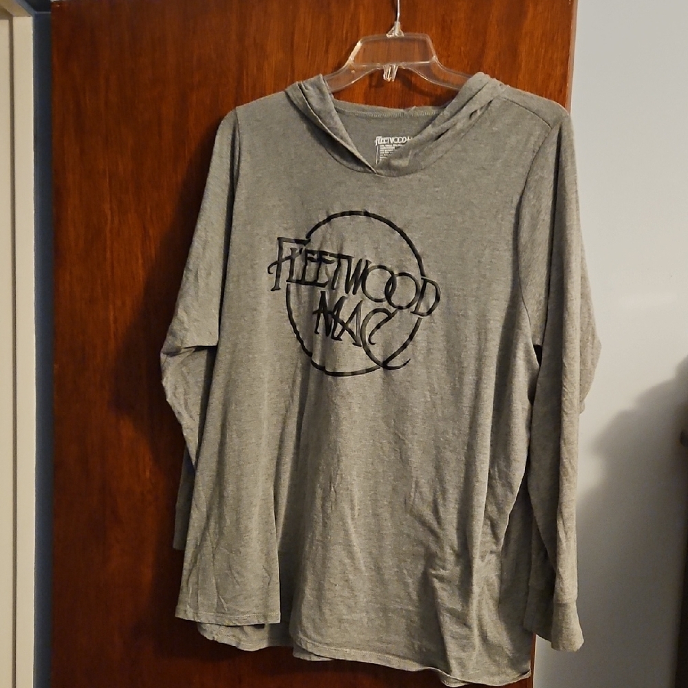 Torrid Gray Long Sleeve Hooded Tee